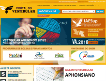 Tablet Screenshot of aphonsiano.edu.br